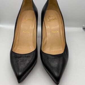 Christian Louboutin Pointed‑Toe Pumps | Red Sole Classic | Size 7